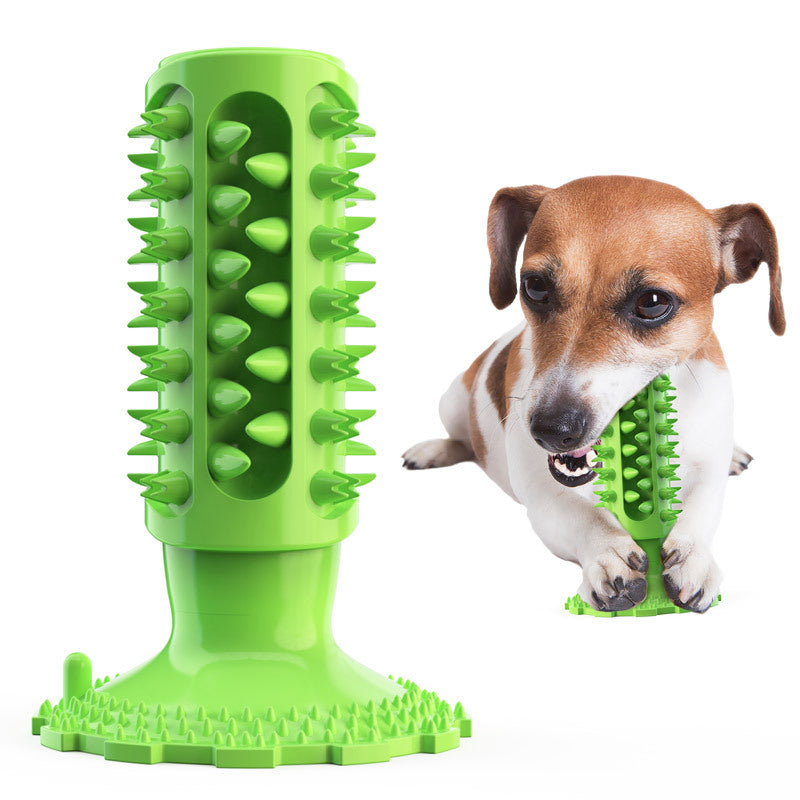 Suction Cup Chew Toothbrush Toy for Dogs