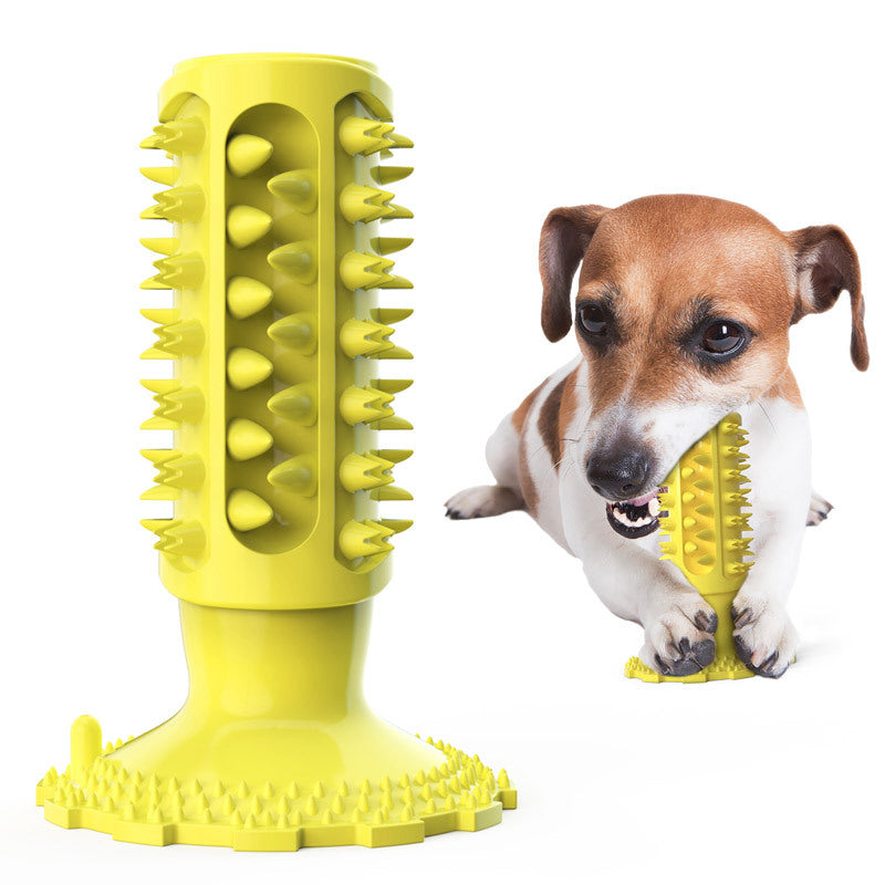 Suction Cup Chew Toothbrush Toy for Dogs