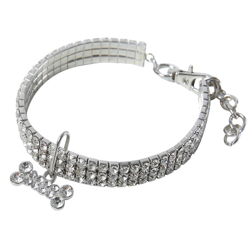 Sparkle Rhinestone Collar for Small Dogs & Cats