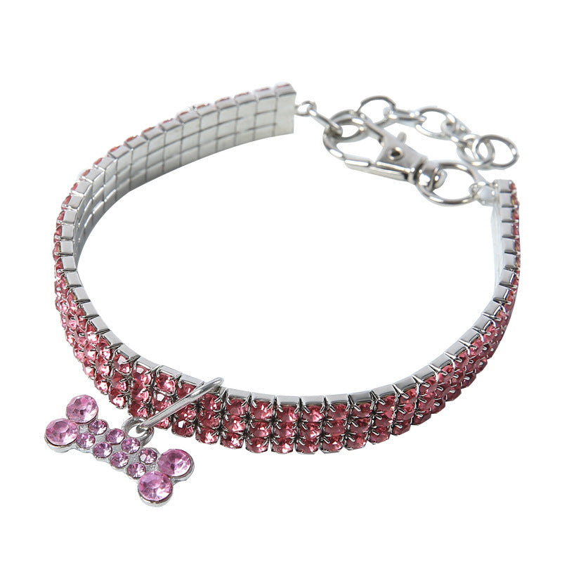 Sparkle Rhinestone Collar for Small Dogs & Cats