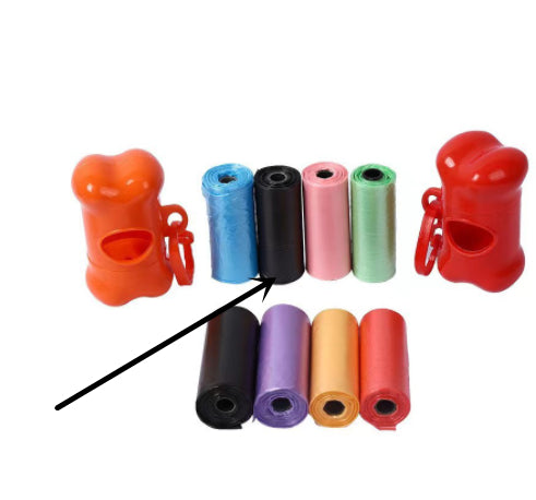 Poop Bag Dispenser with Bags