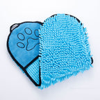 Super-Absorbent Pet Bath Towel with Hand Pockets
