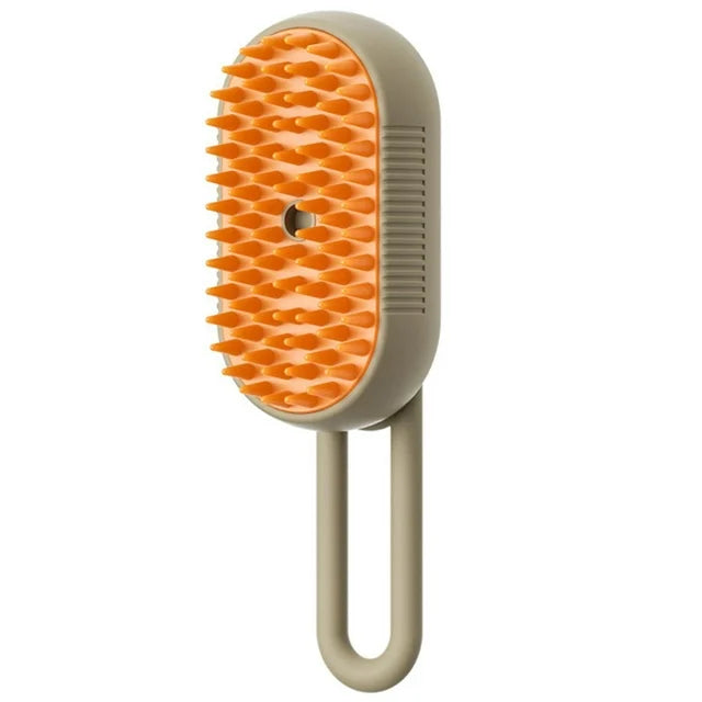 Steam pet brush in milk brown