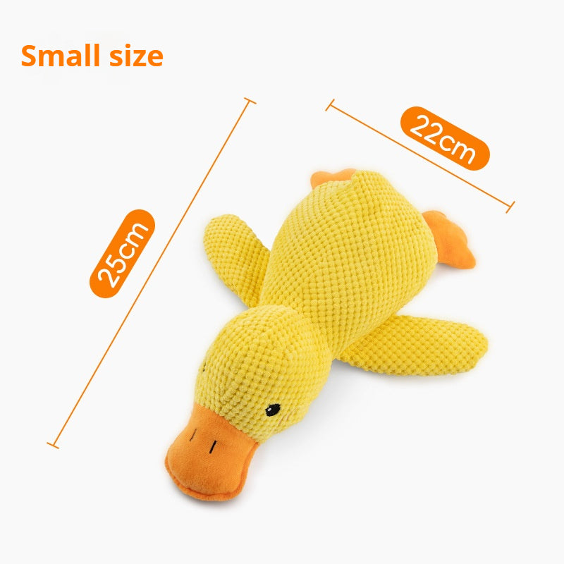 Squeaky Duck Plush Dog Toy